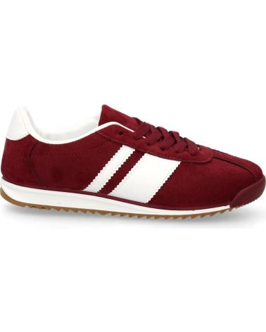 PUNTOSALAO FREIZEIT-SNEAKER X2502 ROT FLACH BEQUEM VARIOS COLORES