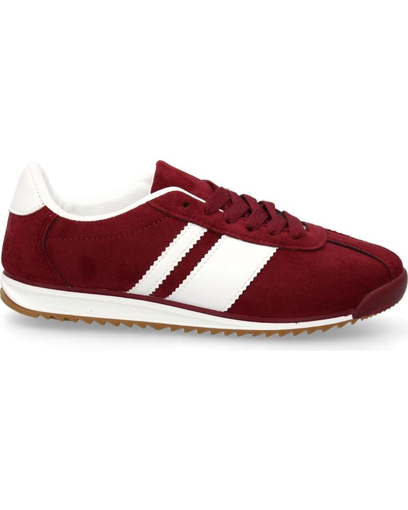PUNTOSALAO FREIZEIT-SNEAKER X2502 ROT FLACH BEQUEM VARIOS COLORES