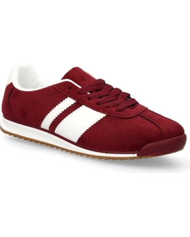 PUNTOSALAO FREIZEIT-SNEAKER X2502 ROT FLACH BEQUEM VARIOS COLORES