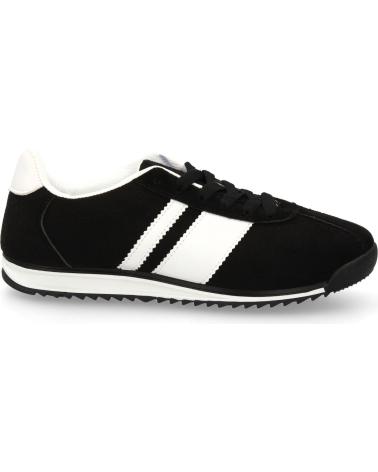 PUNTOSALAO FREIZEIT-SNEAKER X2502 SCHWARZ FLACH BEQUEM VARIOS COLORES