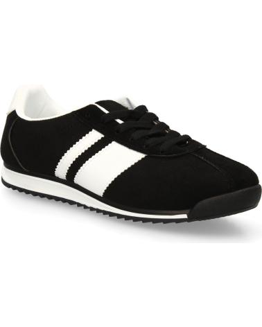 PUNTOSALAO FREIZEIT-SNEAKER X2502 SCHWARZ FLACH BEQUEM VARIOS COLORES