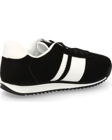 PUNTOSALAO FREIZEIT-SNEAKER X2502 SCHWARZ FLACH BEQUEM VARIOS COLORES