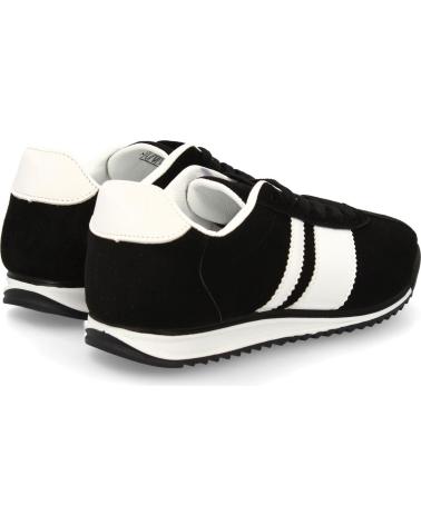 PUNTOSALAO FREIZEIT-SNEAKER X2502 SCHWARZ FLACH BEQUEM VARIOS COLORES