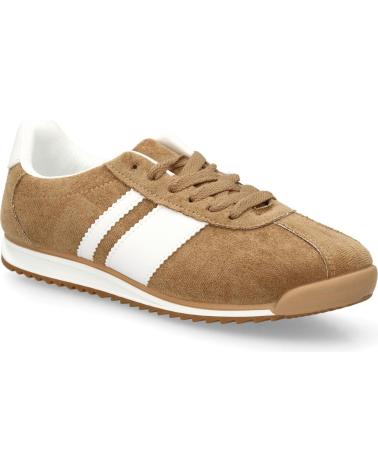 PUNTOSALAO X2502 SNEAKER KHAKI MIT WEISSEN STREIFEN VARIOS COLORES