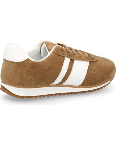 PUNTOSALAO X2502 SNEAKER KHAKI MIT WEISSEN STREIFEN VARIOS COLORES