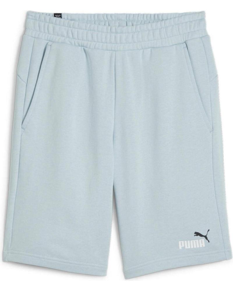 PUMA ESSENTIALS SHORT DEPORTIVO AZUL CLARO GRIS