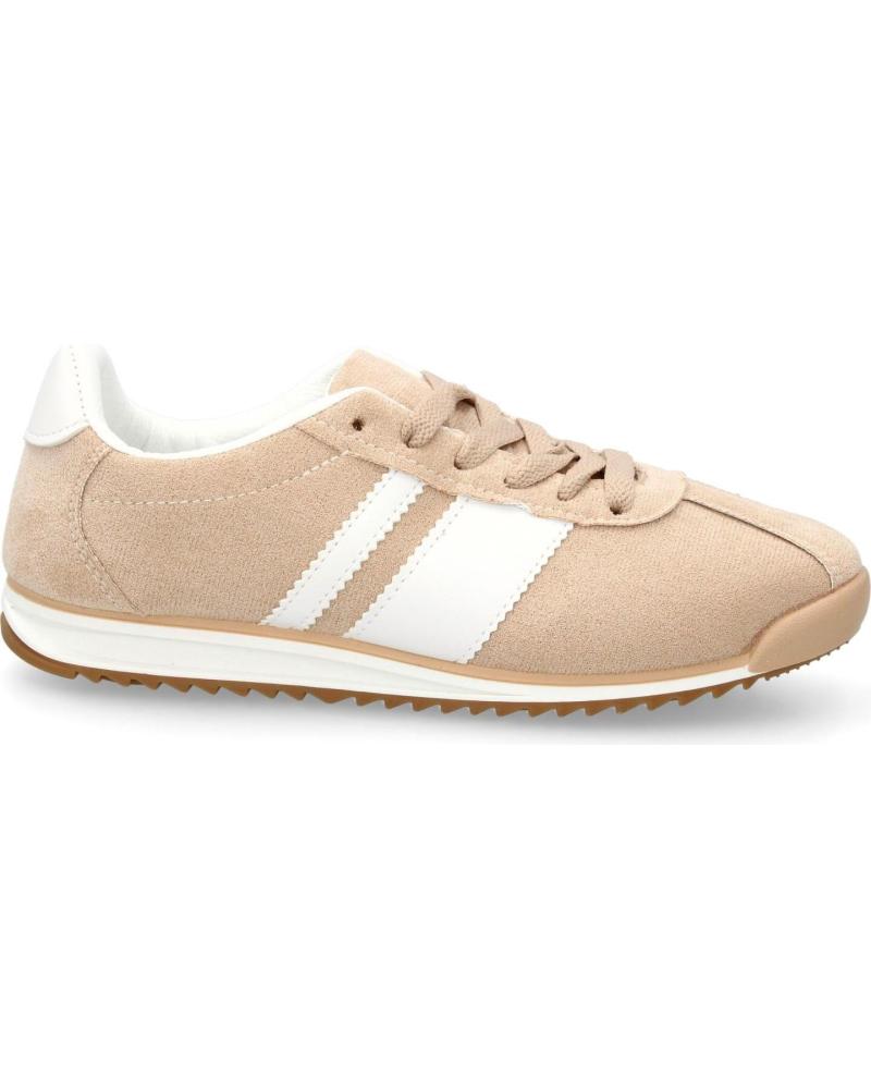 PUNTOSALAO X2502 SNEAKER BEIGE MIT WEISSEN STREIFEN VARIOS COLORES