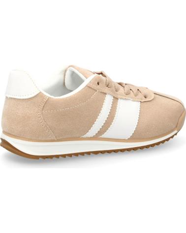 PUNTOSALAO X2502 SNEAKER BEIGE MIT WEISSEN STREIFEN VARIOS COLORES