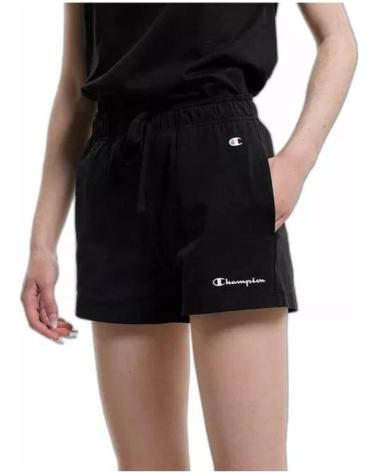PANTALONCINI SPORTIVI CHAMPION NERI DA DONNA NEGRO