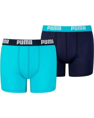 PUMA BÓXERS BÁSICOS JUNIOR - PACK AZUL AZUL