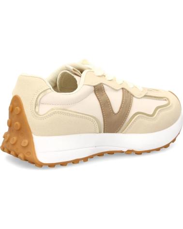 SNEAKERS CASUAL PUNTOSALAO SL-762 BEIGE CON DETTAGLIO MARRONE E SUOLA CARAMELLO VARIOS COLORES