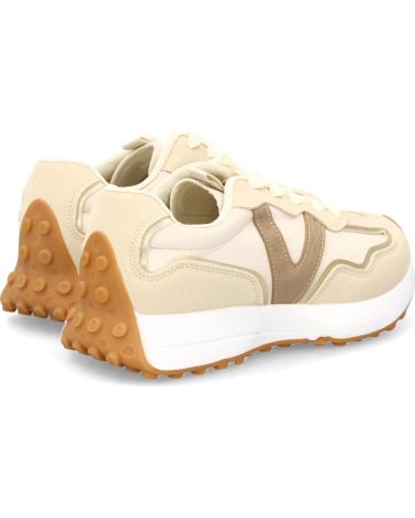 SNEAKERS CASUAL PUNTOSALAO SL-762 BEIGE CON DETTAGLIO MARRONE E SUOLA CARAMELLO VARIOS COLORES