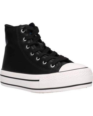 SNEAKERS ALTE IN TELA MTNG BIGGER-X NERE NEGRO