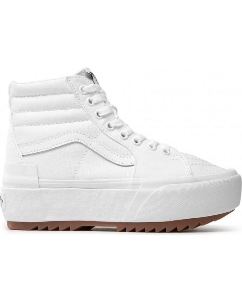 VANS SK8-HI STACKED CANVAS BRANCAS BLANCO