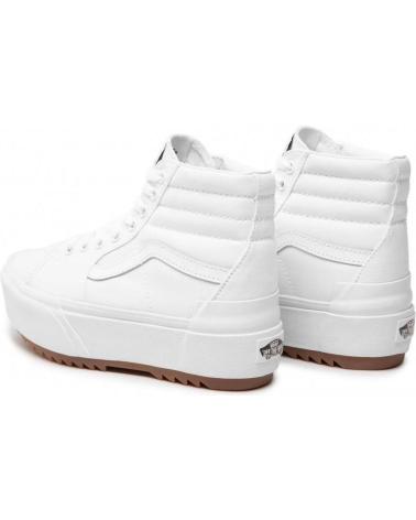 VANS SK8-HI STACKED CANVAS BRANCAS BLANCO