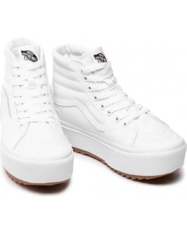 VANS SK8-HI STACKED CANVAS BRANCAS BLANCO