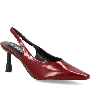 PUNTOSALAO ELEGANTE BORDEAUXROTE PUMPS FZ385 MIT ABSATZ VARIOS COLORES