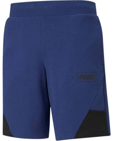 PANTALONCINO SPORTIVO PUMA REBEL 9 TRAINING ELEKTRO BLUE AZUL