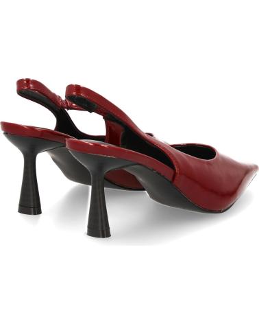 PUNTOSALAO ELEGANTE BORDEAUXROTE PUMPS FZ385 MIT ABSATZ VARIOS COLORES