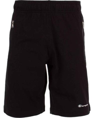 CHAMPION PANTALÓN CORTO BERMUDA NEGRO NEGRO