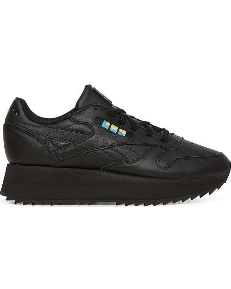 REEBOK CLASSICS LEATHER DOUBLE PRETO NEGRO