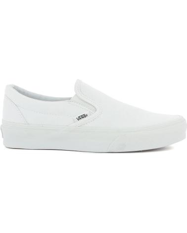 VANS OFF THE WALL CLASSIC SLIP-ON U JUNIOR BRANCAS BLANCO