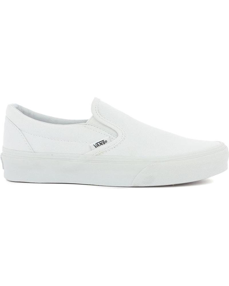 VANS OFF THE WALL CLASSIC SLIP-ON U JUNIOR BRANCAS BLANCO