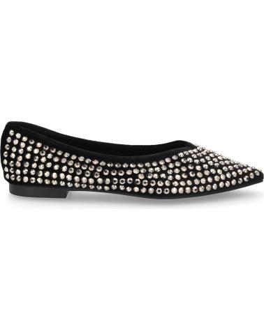 PUNTOSALAO BALLERINES NOIRES POINTUES AVEC CLOUS MÉTALLIQUES VARIOS COLORES