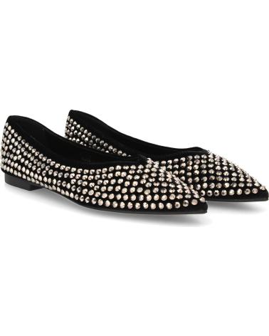 PUNTOSALAO BALLERINES NOIRES POINTUES AVEC CLOUS MÉTALLIQUES VARIOS COLORES