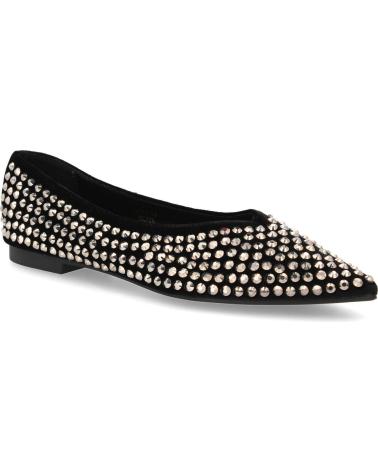 PUNTOSALAO BALLERINES NOIRES POINTUES AVEC CLOUS MÉTALLIQUES VARIOS COLORES