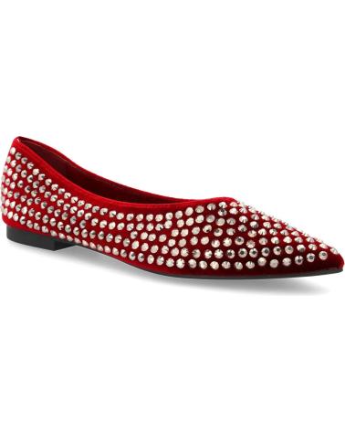 PUNTOSALAO BALLERINAS MIT GLÄNZENDEN DETAILS BORDEAUXROT VARIOS COLORES