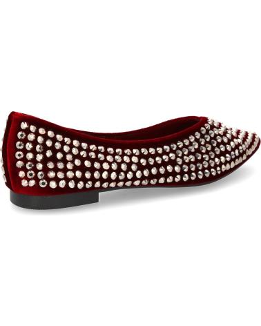 PUNTOSALAO BALLERINAS MIT GLÄNZENDEN DETAILS BORDEAUXROT VARIOS COLORES