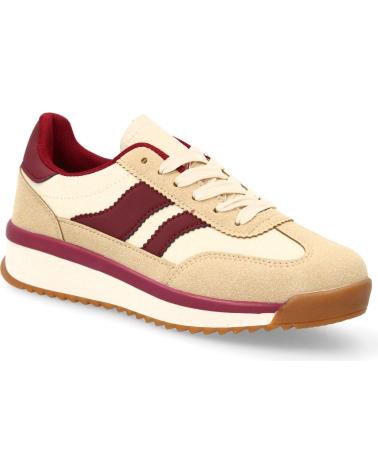 PUNTOSALAO 8855 - TÊNIS ESPORTIVOS CONFORTÁVEIS BORDÔ VARIOS COLORES
