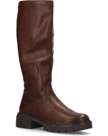 PUNTOSALAO FLACHE HOHE BIKERSTIEFEL BRAUN MODELL 5828 VARIOS COLORES