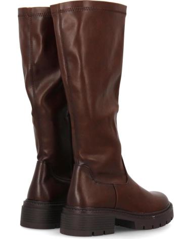 PUNTOSALAO FLACHE HOHE BIKERSTIEFEL BRAUN MODELL 5828 VARIOS COLORES
