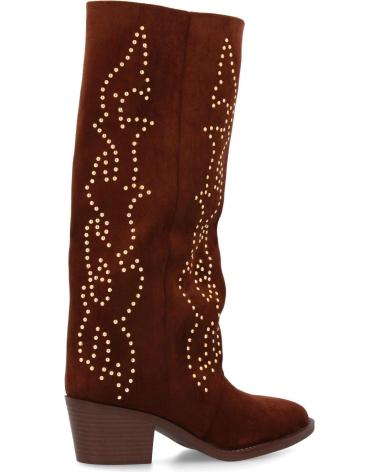 PUNTOSALAO HOHE BRAUNE WESTERNSTIEFEL BESTICKT - MODELL 4022 VARIOS COLORES
