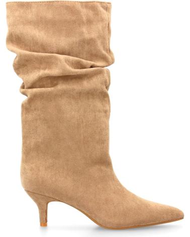 PUNTOSALAO BOTAS CANA FRANZIDA SALTO FINO CÁQUI - MODELO 2513A VARIOS COLORES
