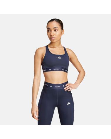 ADIDAS MEDIUM SUPPORT SPORTS BRA BLUE NAN