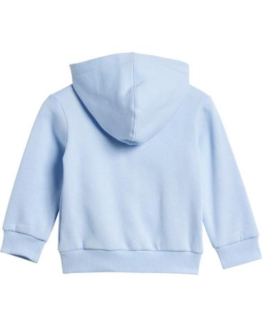 CONJUNTO CHÁNDAL BEBÉ ADIDAS CON CAPUCHA Y PANTALÓN AZUL CELESTE NAN