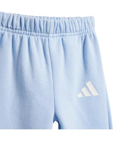 CONJUNTO CHÁNDAL BEBÉ ADIDAS CON CAPUCHA Y PANTALÓN AZUL CELESTE NAN