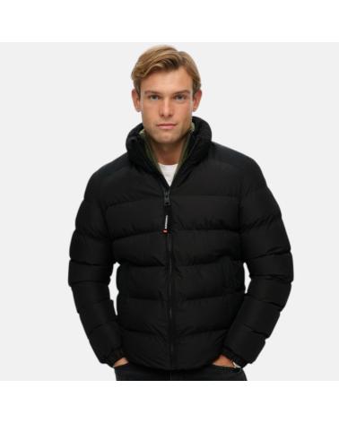 ABRIGO PUFFER SUPERDRY PARA HOMBRE - NEGRO NAN