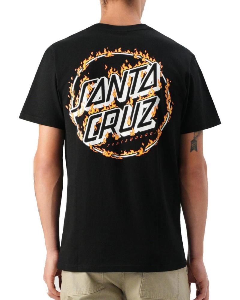 SANTA CRUZ T-SHIRT BURNT OPUS OVERSIZED SCHWARZ NAN