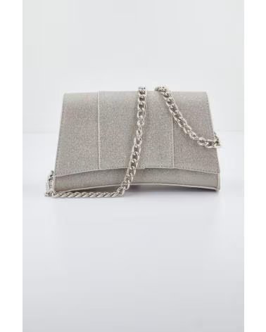 MENBUR BORSA DA SERA MODELLO 85267M GLITTER ARGENTO SILVER