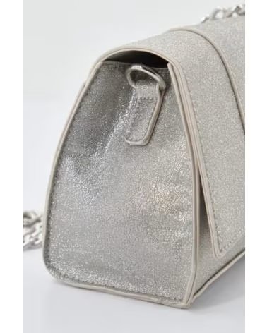 MENBUR BORSA DA SERA MODELLO 85267M GLITTER ARGENTO SILVER