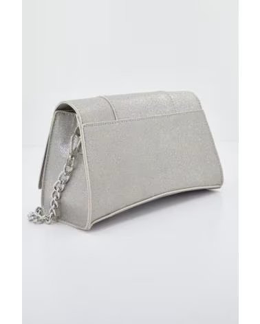 MENBUR BORSA DA SERA MODELLO 85267M GLITTER ARGENTO SILVER