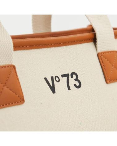 BORSA TOTE V73 GANIMEDE SHOPPING MARRONE CHIARO NATURALE NATURALE