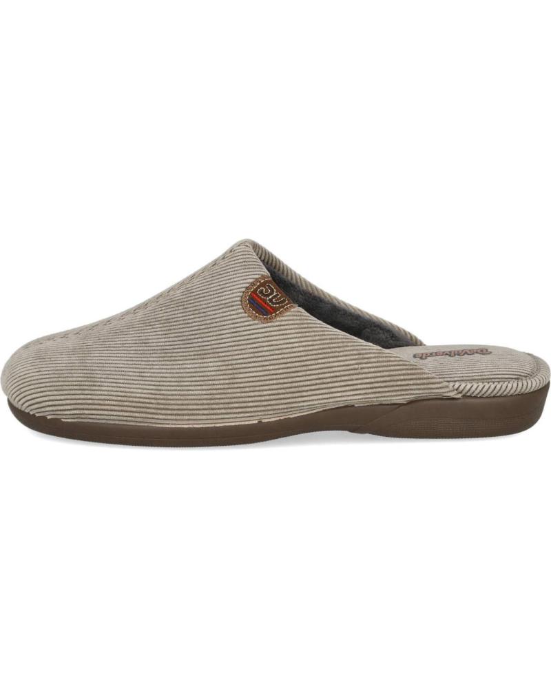 DEVALVERDE 3073 HERREN HAUSSCHUHE PANTOFFEL-STIL FARBE ERDE TIERRA