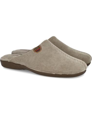 DEVALVERDE 3073 HERREN HAUSSCHUHE PANTOFFEL-STIL FARBE ERDE TIERRA
