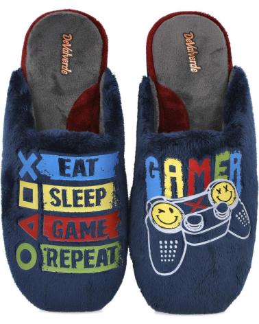 DEVALVERDE 3543 PANTUFAS GAMER AZUL MARINHO MARINO