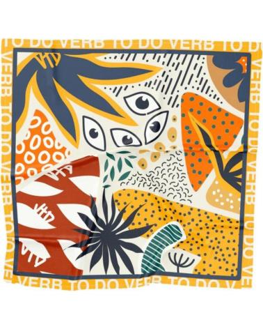 VERB TO DO PANUELOS MUJER MODELO CHECK MY EYES COLOR AMARILLO STMPD